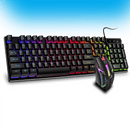 Kit Gamer AOAS M300 – Teclado Semi-Mecânico + Mouse RGB com 7 Botões