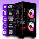 PC Gamer Mancer Aura, AMD Ryzen 7 5700G, Vega 8, 16GB DDR4, SSD 480GB - Eficiência e Performance