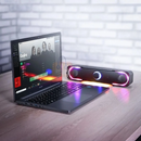 Mini Soundbar P2 - 6W RMS, Bluetooth 5.0, 38cm para TV/PC/Notebook