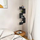 Prateleira de Canto Vertical em MDF - Estante Organizadora para Livros, Decoração e Objetos - Quarto, Banheiro ou Escritório