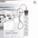 Filtro de Linha com DPS iCLAMPER - 5 Tomadas, Proteção contra Raios e Surtos 127V/220V (10A, Pino Triplo)