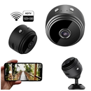 Câmera de Segurança A9 Mini Wi-Fi - Sensor de Movimento HD, Visão Noturna e Gravação em Cartão SD - 110V com Suporte Ajustável