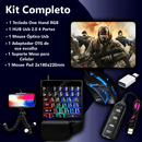 Kit Completo Gamer Mobilador Evolut™ Teclado One Hand com Mouse