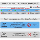Hub USB-C 8 em 1 com HDMI 4K - Docking Station para Notebook com PD 100W, Leitor SD/TF, Ethernet RJ45 - Compatível com MacBook e ThinkPad