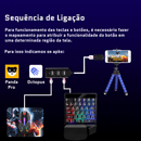 Kit Completo Gamer Mobilador Evolut™ Teclado One Hand com Mouse