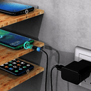 Cabo Magnético 3 em 1 H'maston SJX01 - Lightning + USB-C + Micro USB (1m) - Compatível com iPhone, Android e Acessórios