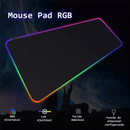 Mouse Pad Gamer Profissional 80x30cm - LED RGB 7 Cores, Superfície Speed e Base Antiderrapante