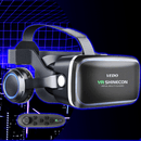 Óculos VR Imersphere: Experiência 3D com Áudio Integrado | Android