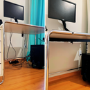 Organizador de Cabos e Fios CableFix™ - Guia de Cabos com Canaleta Adesiva para Instalação embaixo da Mesa