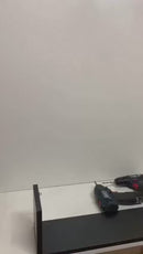 Kit com 3 Nichos Prateleiras em U - UniShelf™ - Tamanhos 20/30/40 cm, MDF Branco e Preto, Ideal para Livros e Decoração de Sala e Quarto