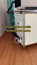 Kit Organizador de Cabos para Mesa - Esconde Fios de PC/Notebook (Home Office e Gamer)