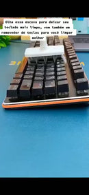 Kit de Limpeza 5 em 1 SoundClean™ - Escova para Fones de Ouvido, Caneta Multi-Função para Headset, AirPods e Teclado